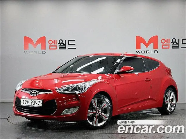 HYUNDAI VELOSTER 2012 — 114 635 км, красный, Корея — под ключ — фото 12