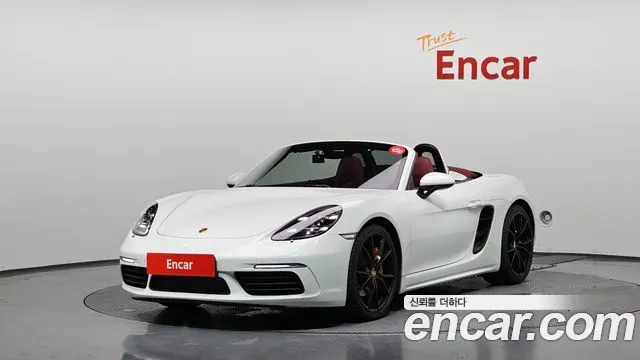 PORSCHE 718 BOXSTER 2018 — 59 510 км, белый, Корея — под ключ — фото 12