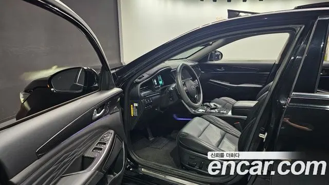 KIA K7 PREMIER HYBRID 2020 — 52 885 км, чёрный, Корея — под ключ — фото 10