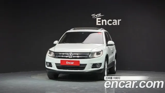 VOLKSWAGEN TIGUAN 2015 — 126 974 км, белый, Корея — под ключ — фото 3