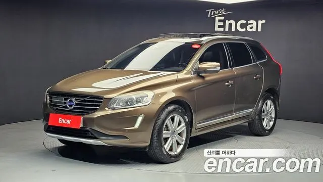 VOLVO XC60 2016 — 185 582 км, коричневый, Корея — под ключ — фото 1