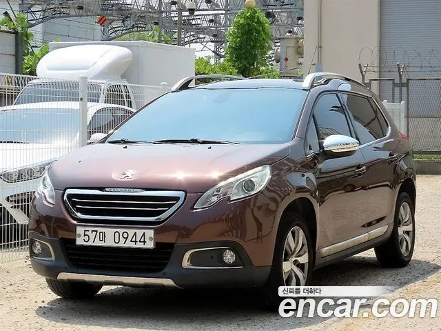 PEUGEOT 2008 2016 — 79 837 км, коричневый, Корея — под ключ — фото 2
