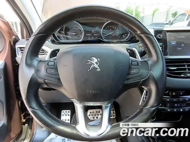 PEUGEOT 2008 2016 — 79 837 км, коричневый, Корея — под ключ — фото 8