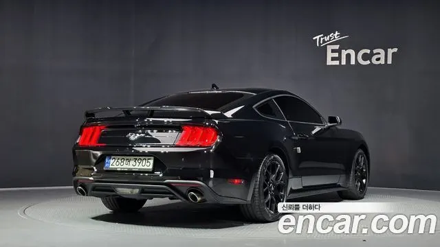 FORD MUSTANG 2021 — 12 976 км, чёрный, Корея — под ключ — фото 2