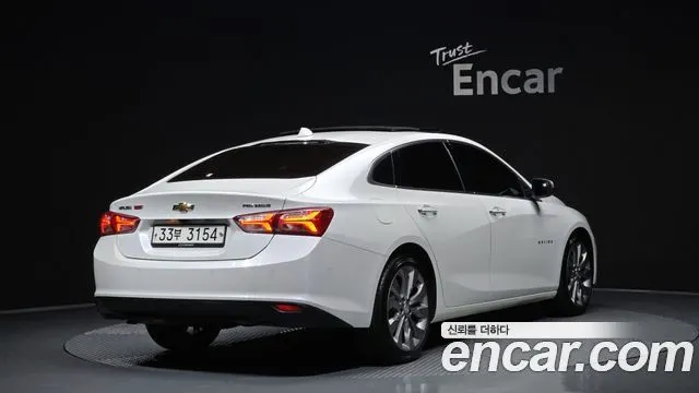 CHEVROLET MALIBU 2019 — 193 843 км, белый, Корея — под ключ — фото 2