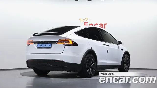 TESLA MODEL X 2023 — 92 840 км, белый, Корея — под ключ — фото 2