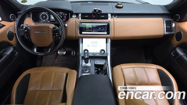 LAND ROVER RANGE ROVER SPORT (2 ПОК.) 2018 — 126 503 км, коричневый, Корея — под ключ — фото 7