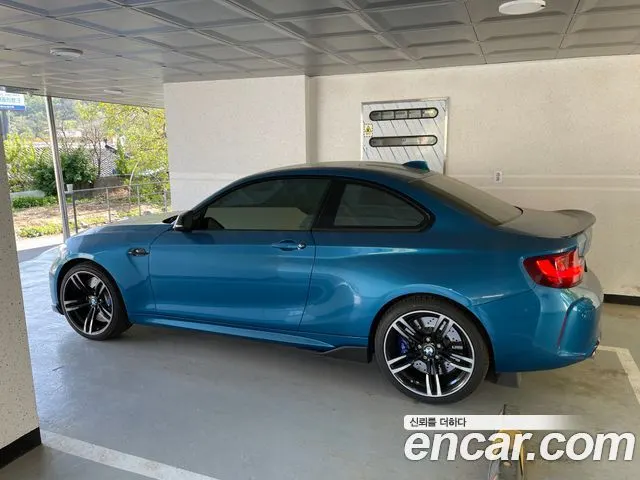 BMW M2 2017 — 82 000 км, синий, Корея — под ключ — фото 2