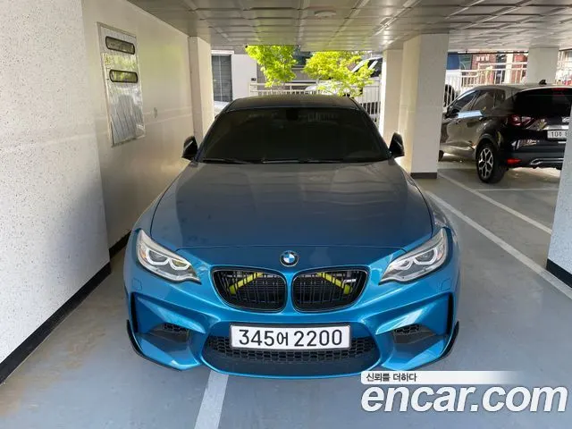 BMW M2 2017 — 82 000 км, синий, Корея — под ключ — фото 12