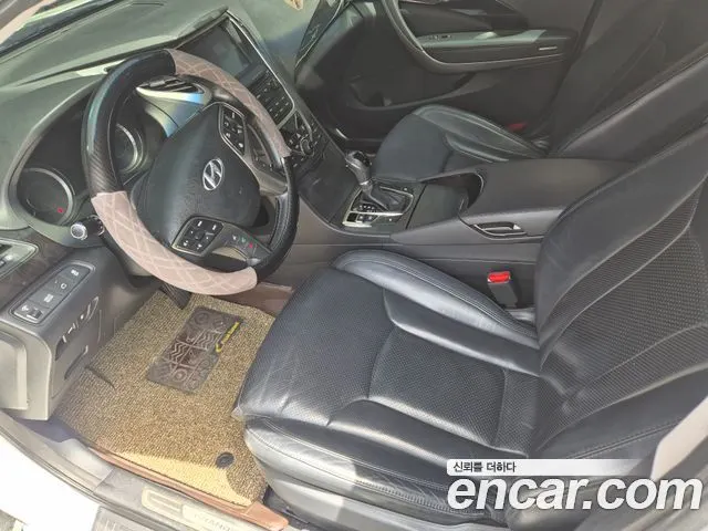 HYUNDAI GRANDEUR HYBRID 2015 — 192 213 км, белый, Корея — под ключ — фото 6