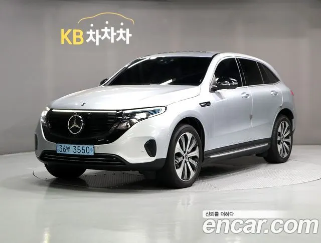 MERCEDES-BENZ EQC N293 2020 — 55 652 км, серебристый, Корея — под ключ — фото 1