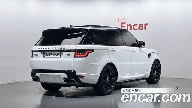 LAND ROVER RANGE ROVER SPORT 2019 — 76 148 км, белый, Корея — под ключ — фото 2