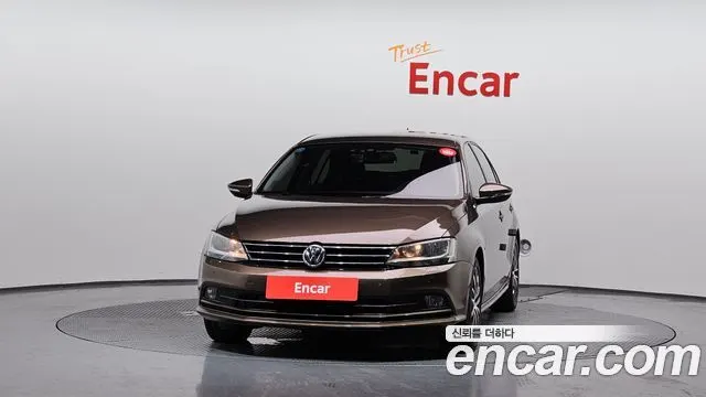 VOLKSWAGEN JETTA 2015 — 110 496 км, коричневый, Корея — под ключ — фото 3
