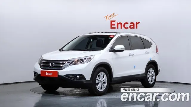HONDA NEW CR-V 2014 — 63 793 км, белый, Корея — под ключ — фото 1