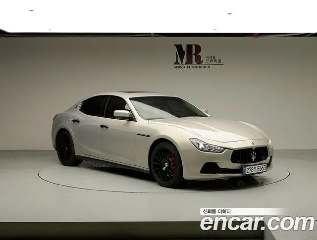 MASERATI GHIBLI 2016 — 75 834 км, серебристо-серый, Корея — под ключ — фото 2
