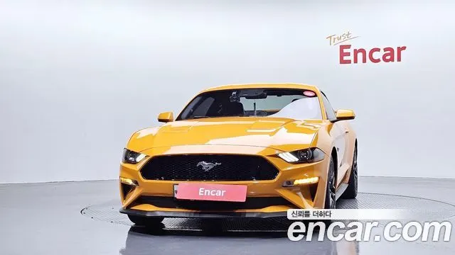 FORD MUSTANG 2019 — 79 721 км, оранжевый, Корея — под ключ — фото 3