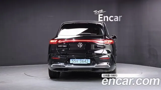 MERCEDES-BENZ EQS SUV X296 2023 — 77 791 км, чёрный, Корея — под ключ — фото 4