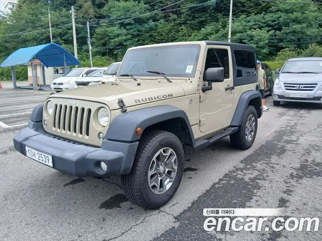 JEEP WRANGLER 2017 — 132 700 км, белый-перламутр, Корея — под ключ — фото 1
