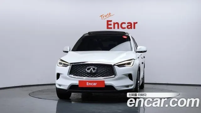 INFINITI QX50 2019 — 38 387 км, белый-перламутр, Корея — под ключ — фото 3