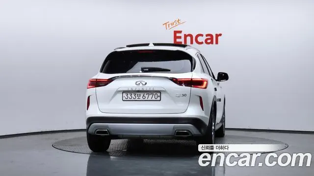 INFINITI QX50 2019 — 38 387 км, белый-перламутр, Корея — под ключ — фото 4