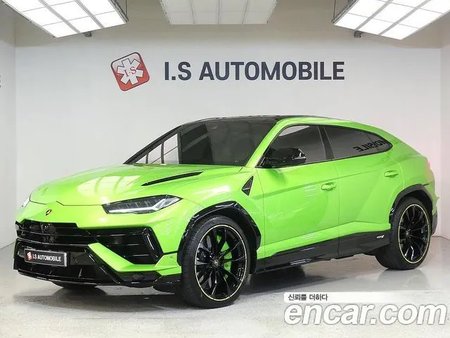 LAMBORGHINI URUS 2024 — 11 000 км, салатовый, Корея — под ключ — фото 2