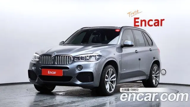 BMW X5 2017 — 60 716 км, серебристо-серый, Корея — под ключ — фото 1