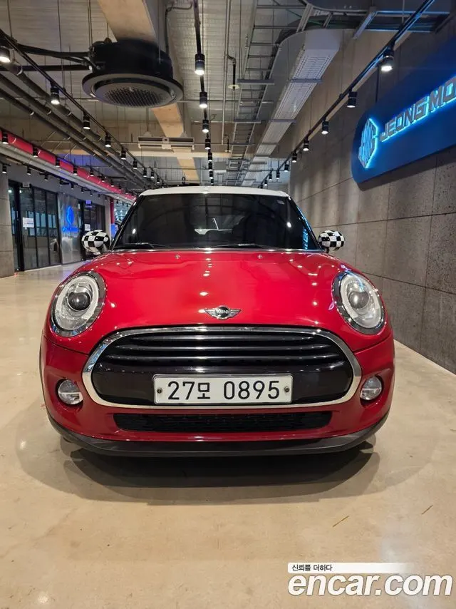 MINI COOPER D 2016 — 150 000 км, красный, Корея — под ключ — фото 1