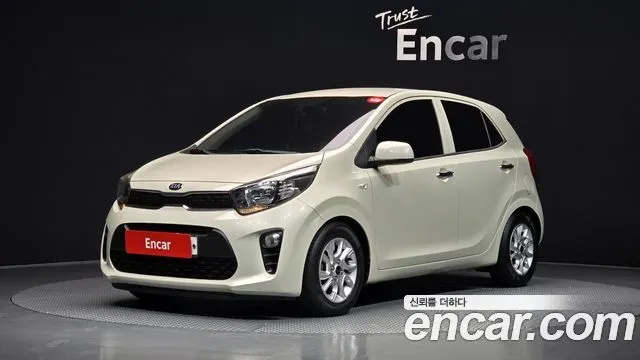 KIA MORNING 2017 — 112 524 км, белый-перламутр, Корея — под ключ — фото 1