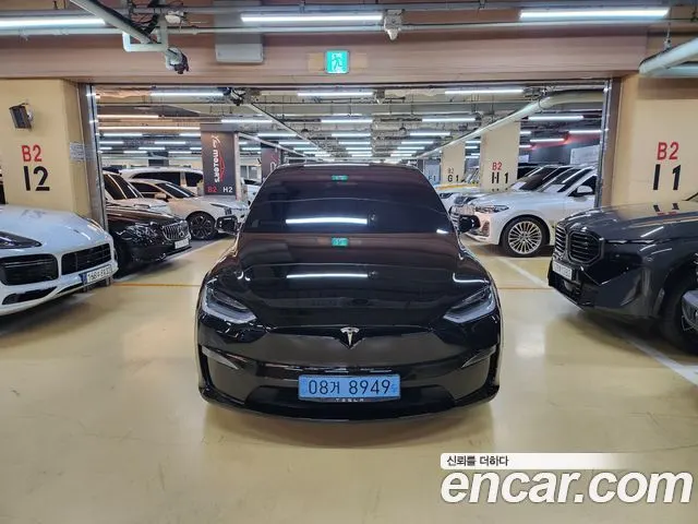 TESLA MODEL X 2023 — 38 000 км, чёрный, Корея — под ключ — фото 2