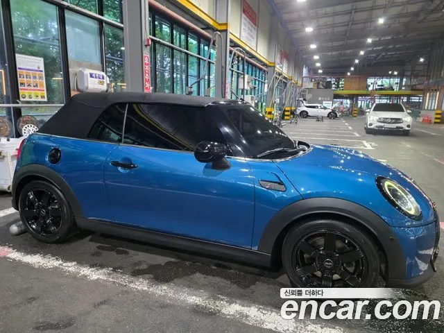 MINI COOPER S CONVERTIBLE 2023 — 74 978 км, синий, Корея — под ключ — фото 3