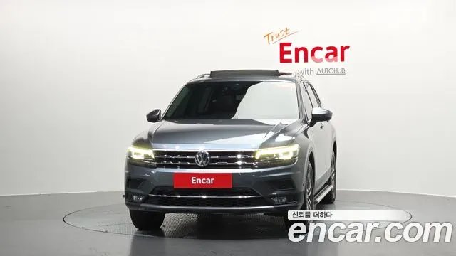 VOLKSWAGEN TIGUAN ALLSPACE 2020 — 104 161 км, серый, Корея — под ключ — фото 3