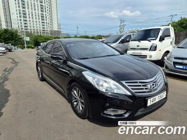 HYUNDAI GRANDEUR 2011 — 146 467 км, чёрный, Корея — под ключ — фото 3