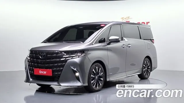 TOYOTA ALPHARD 2025 — 9 613 км, серый, Корея — под ключ — фото 1