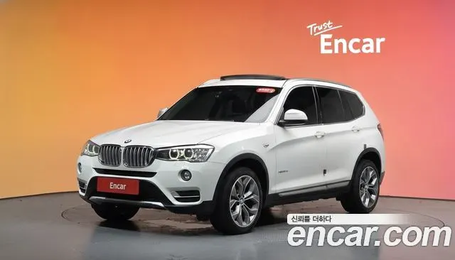 BMW X3 2015 — 135 060 км, белый, Корея — под ключ — фото 2