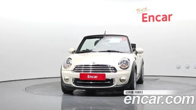 MINI COOPER CONVERTIBLE 2015 — 115 795 км, белый-перламутр, Корея — под ключ — фото 3