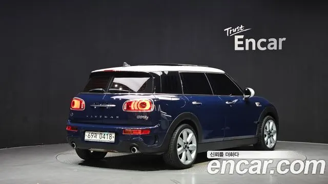 MINI COOPER S CLUBMAN 2016 — 49 380 км, синий, Корея — под ключ — фото 2