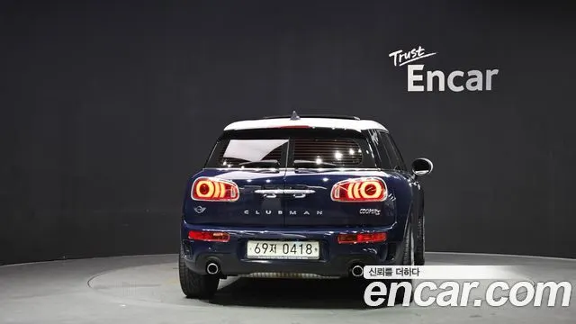 MINI COOPER S CLUBMAN 2016 — 49 380 км, синий, Корея — под ключ — фото 4