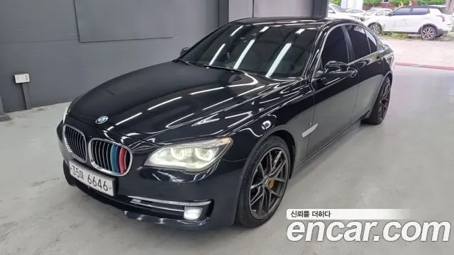 BMW 7 SERIES 2014 — 169 000 км, чёрный, Корея — под ключ — фото 12