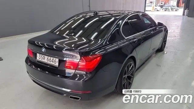 BMW 7 SERIES 2014 — 169 000 км, чёрный, Корея — под ключ — фото 3