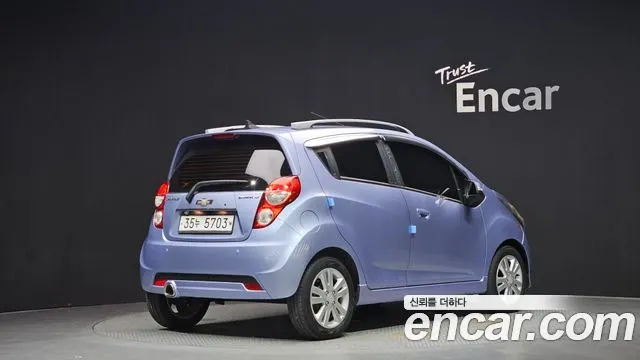 CHEVROLET SPARK 2014 — 91 459 км, фиолетовый, Корея — под ключ — фото 2