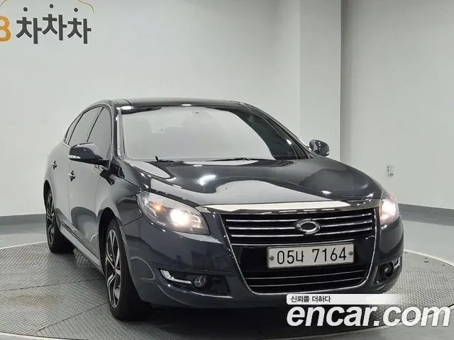 RENAULT KOREA SM7 2014 — 133 522 км, белый-перламутр, Корея — под ключ — фото 1