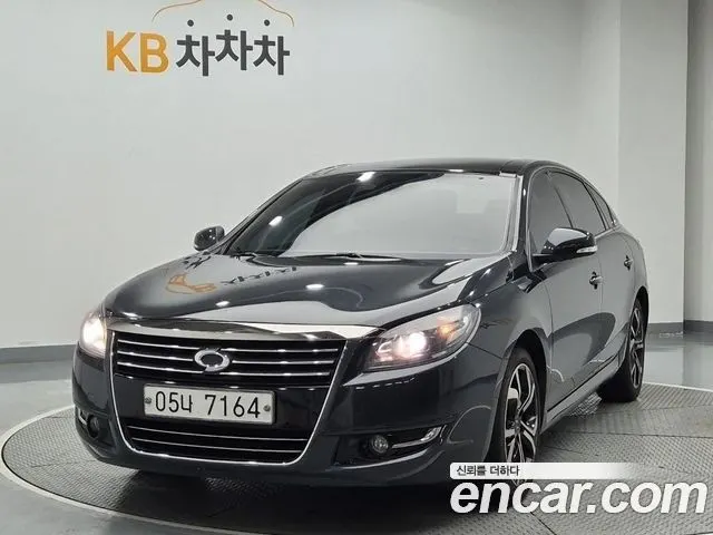 RENAULT KOREA SM7 2014 — 133 522 км, белый-перламутр, Корея — под ключ — фото 3