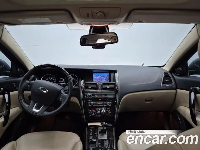 RENAULT KOREA SM7 2014 — 133 522 км, белый-перламутр, Корея — под ключ — фото 6