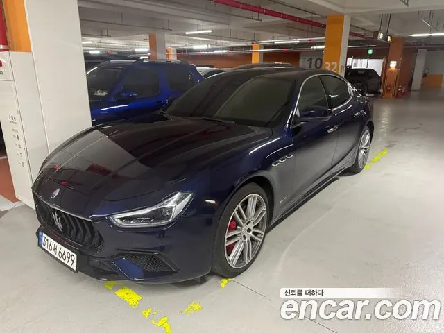 MASERATI GHIBLI 2018 — 112 300 км, синий, Корея — под ключ — фото 8