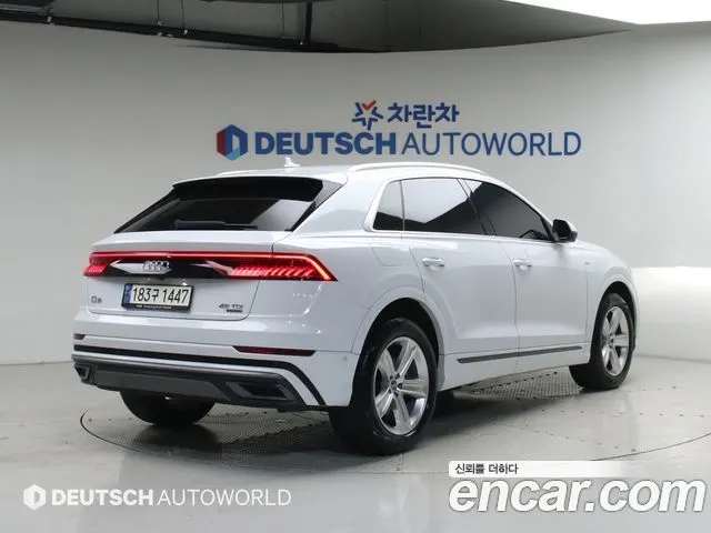 AUDI Q8 2021 — 155 370 км, белый, Корея — под ключ — фото 2