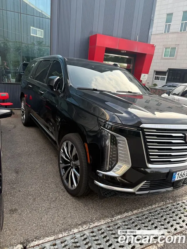 CADILLAC ESCALADE 2025 — 4 500 км, чёрный, Корея — под ключ — фото 4