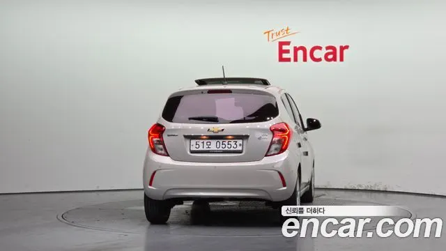 CHEVROLET SPARK 2016 — 97 387 км, белый-перламутр, Корея — под ключ — фото 4