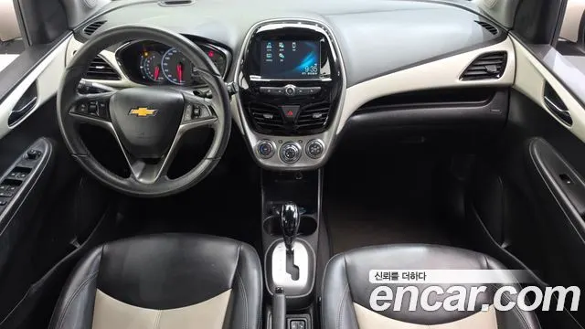 CHEVROLET SPARK 2016 — 97 387 км, белый-перламутр, Корея — под ключ — фото 7