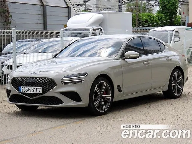 GENESIS G70 2025 — 21 403 км, светло-серебристый, Корея — под ключ — фото 2