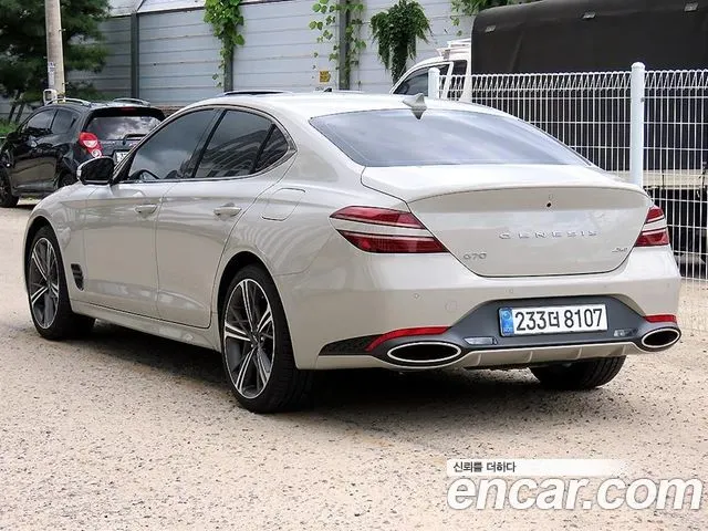 GENESIS G70 2025 — 21 403 км, светло-серебристый, Корея — под ключ — фото 3